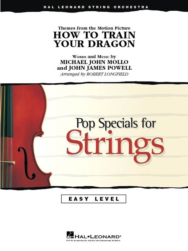 How to Train Your Dragon for String Orchestra So2 Sc/Pts