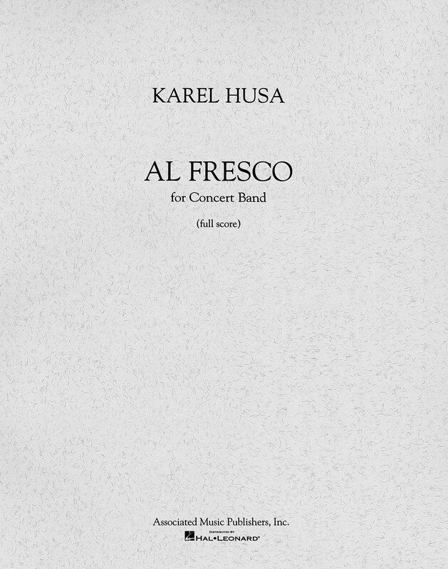Husa - Al Fresco for Concert Band Cb4-5 Full Score