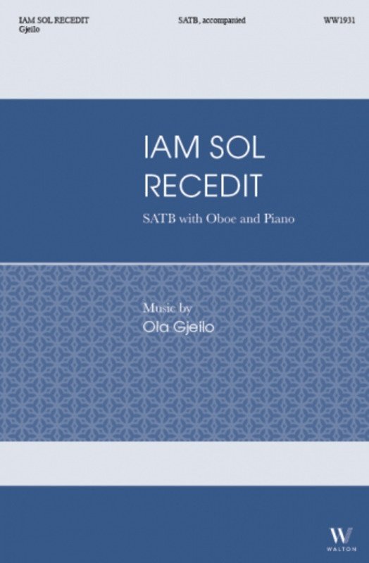 Iam Sol Recedit Satb/Oboe