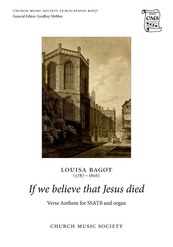 If We Believe That Jesus Died Ssatb/Organ