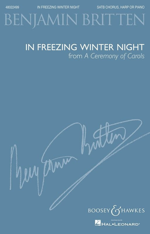 In Freezing Winter Night SATB