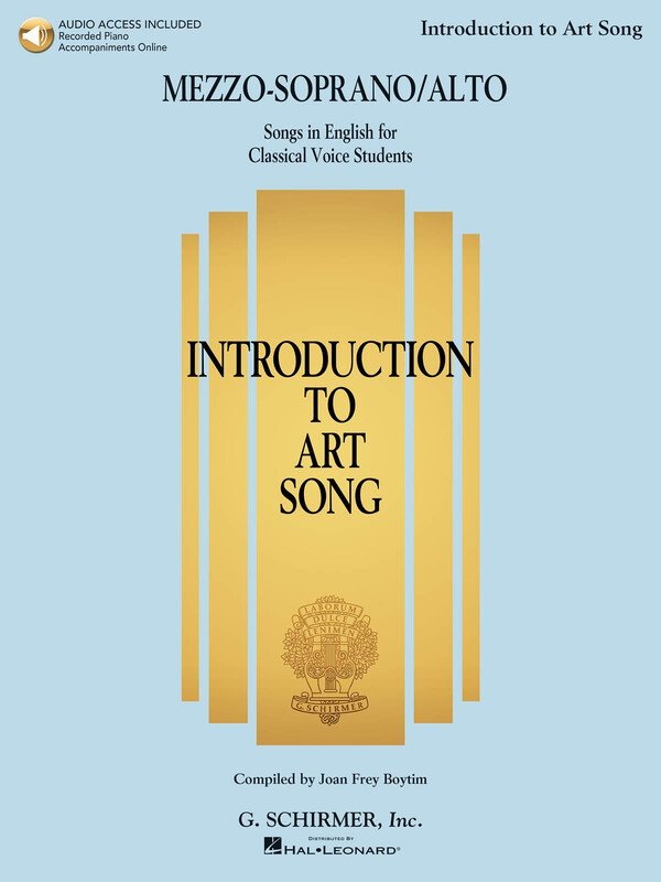 Introduction to Art Song Mezzo/Alto Bk/Ola