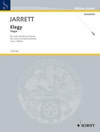 Jarrett - Elegy for Violin/String Orchestra Score