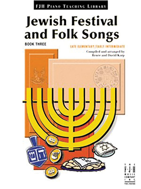 Jewish Festival and Folk Songs Book 3 Arr Karp