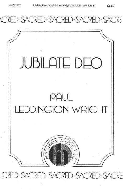 Jubilate Deo Satb/Organ (Pod)
