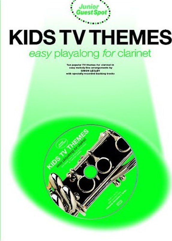 Junior Guest Spot Kids Tv Themes Clarinet Bk/Cd