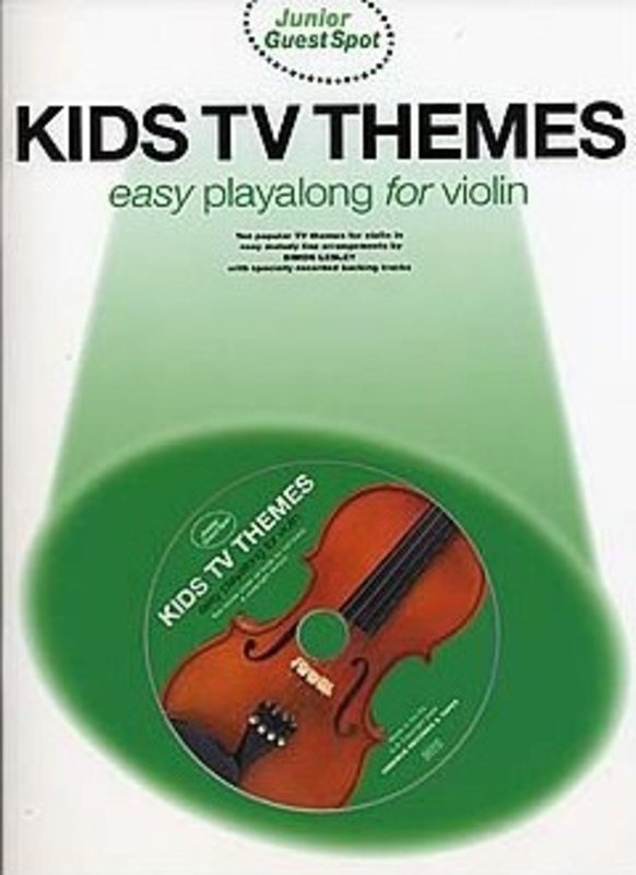 Junior Guest Spot Kids Tv Themes Violin Bk/Cd