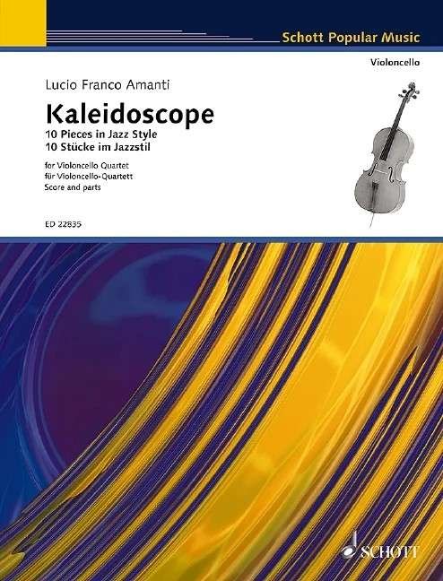 Kaleidoscope 10 Pieces in Jazz Style Cello Quartet Sc/Pts