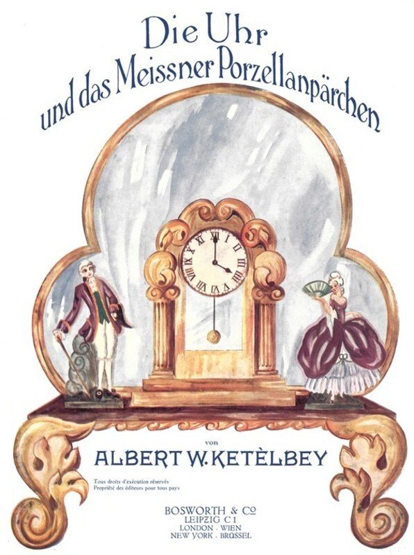Ketelbey Clock & Dresden Figures Pno(Arc