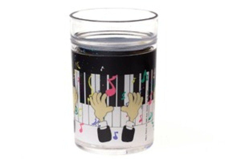 Kids Floating Hand Drinking Cup Hands on Keyboar