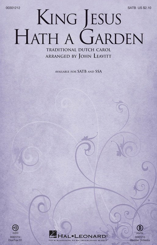 King Jesus Hath A Garden SATB