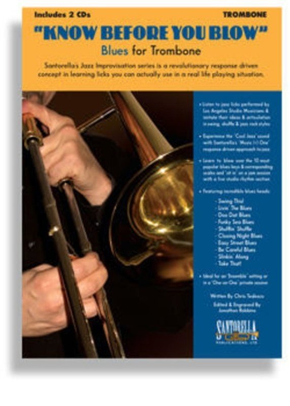 Know Before You Blow Blues Trombone Bk/2Cds