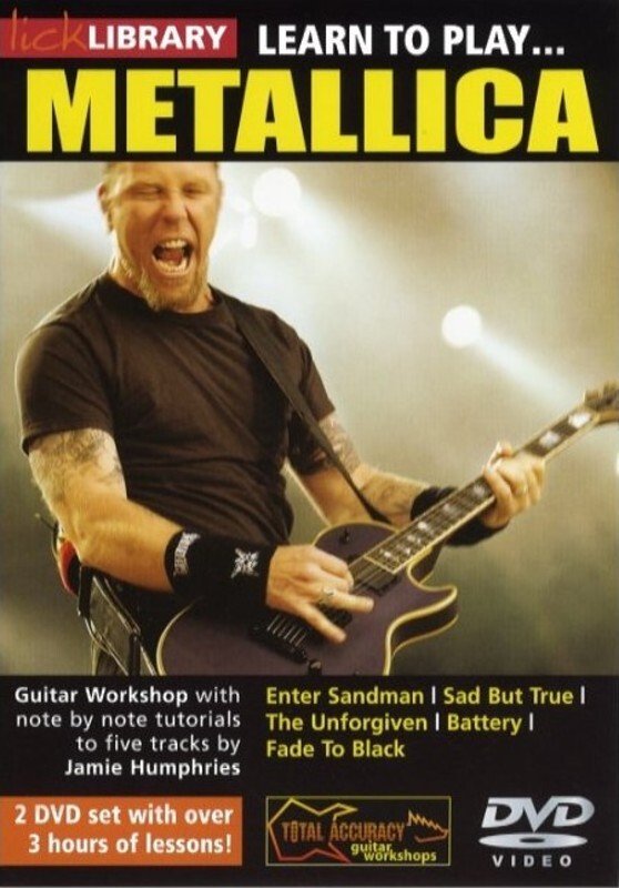 Learn to Play Metallica 2Dvds