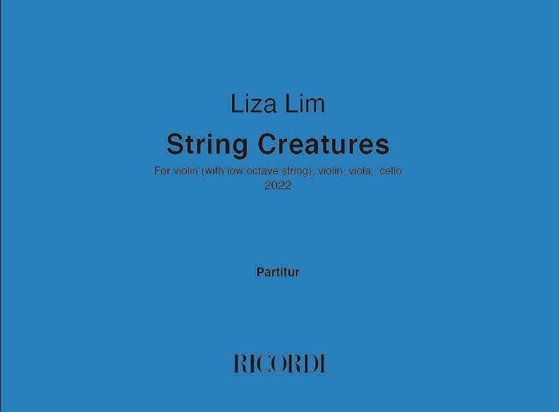 Lim - String Creatures for String Quartet Score