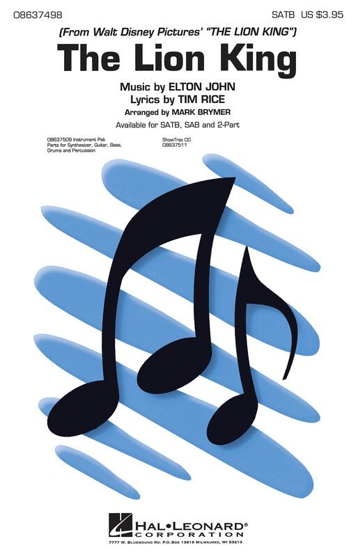 Lion King Medley SATB