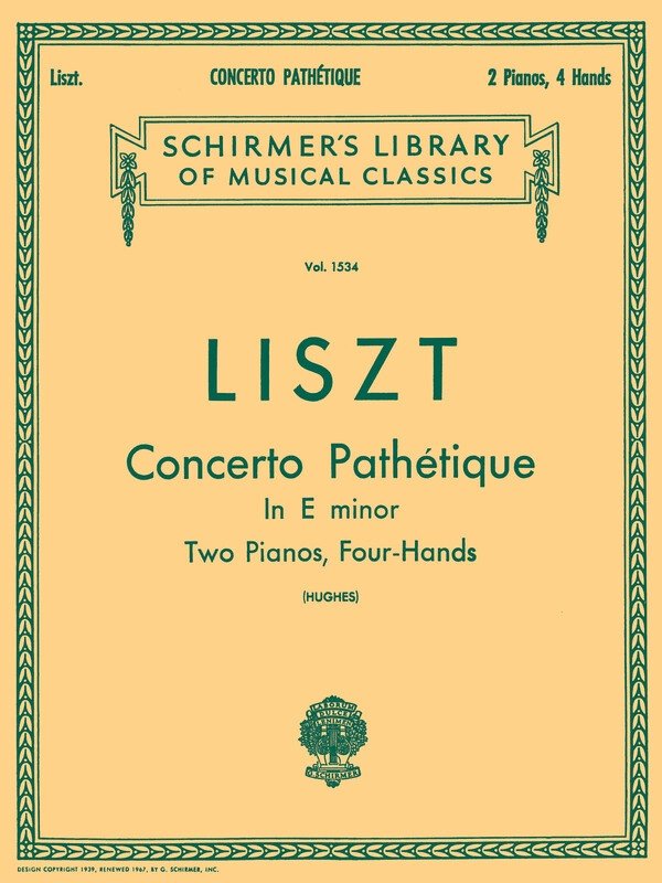 Liszt - Concerto Pathetique E Minor 2P4H
