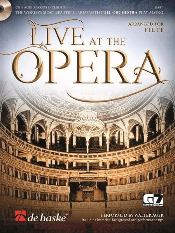 Live at the Opera for Flute Bk/Cd