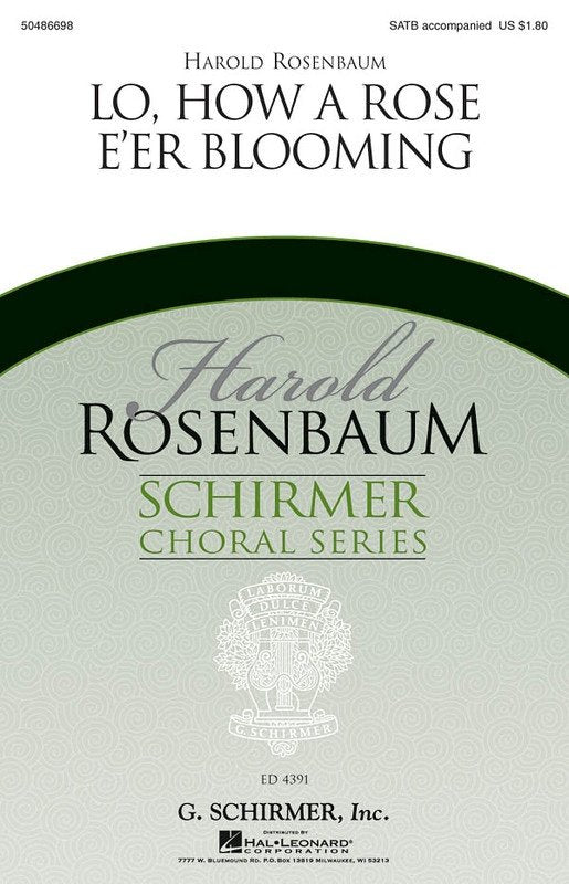 Lo How A Rose Eer Blooming SATB