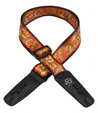 Lock-It Straps Bob Masse Red Thistles
