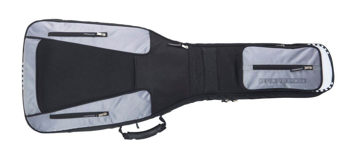 Madarozzo 40mm Energetic Range Padded Bass Guitar Bag - Sliver Metallic