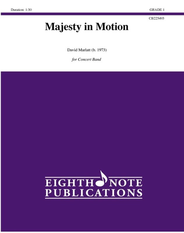 Majesty in Motion for Concert Band Cb1 Sc/Pts