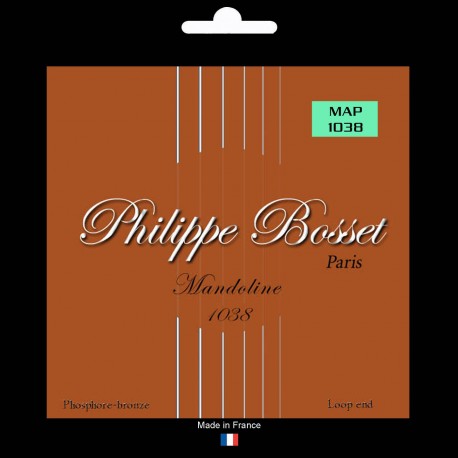 Philippe Bosset Mandolin Phosphor Bronze Light 10 - 38
