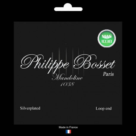 Philippe Bosset Mandolin Silver plated Light 10 - 38