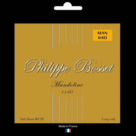 Philippe Bosset Mandolin Soft Brass 80/20/ Medium 11 - 40