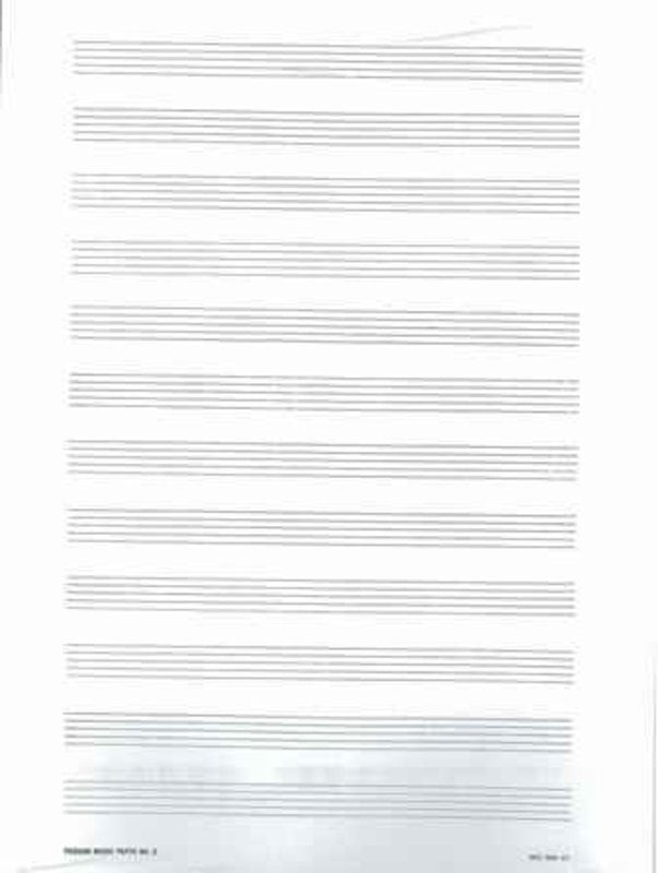 Manuscript Paper 25 Pack No 5 12 Stave