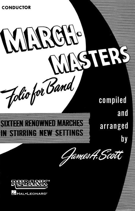 March Masters Folio Baritone Sax CB Arr Scott