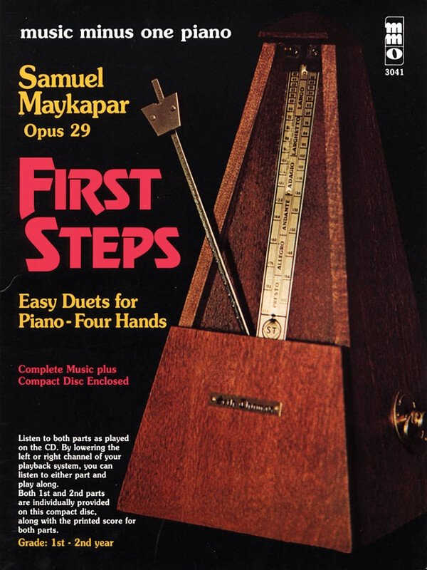 Maykapar - First Steps Op 29 1P4H Bk/Cd