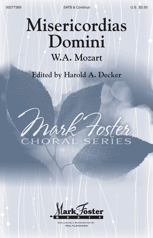 Misericordias Domini SATB