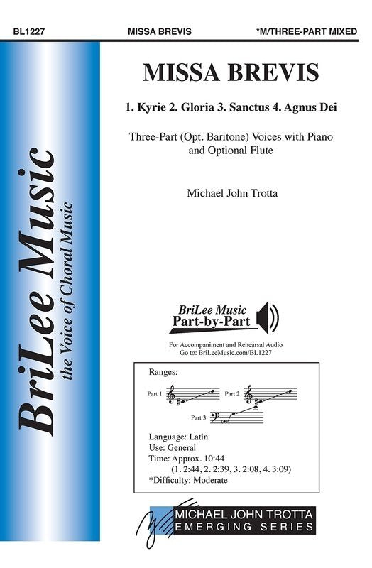 Missa Brevis 3 Part Mixed Opt Baritone