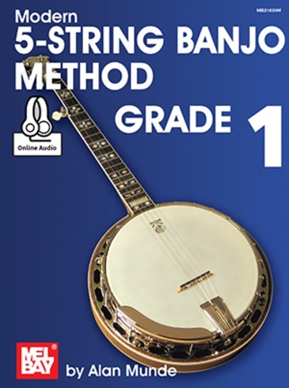 Modern 5 String Banjo Method Gr 1 TAB Bk/Ola