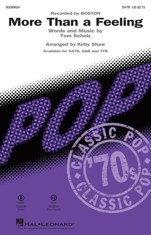 More Than A Feeling SATB