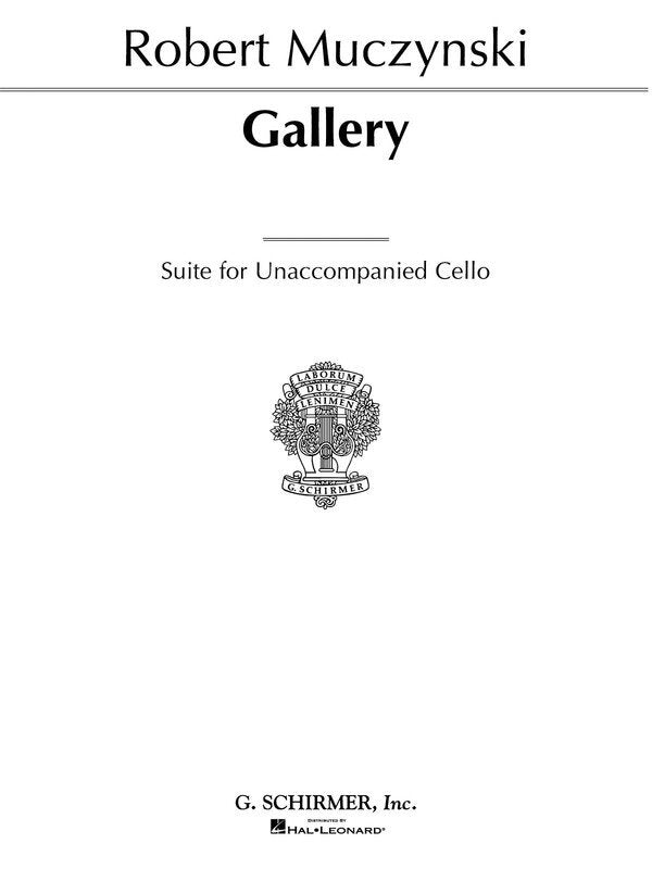 Muczynski - Gallery Suite for Solo Cello