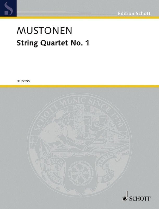 Mustonen - String Quartet No 1 Sc/Pts