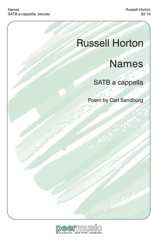 Names SATB A Cappella