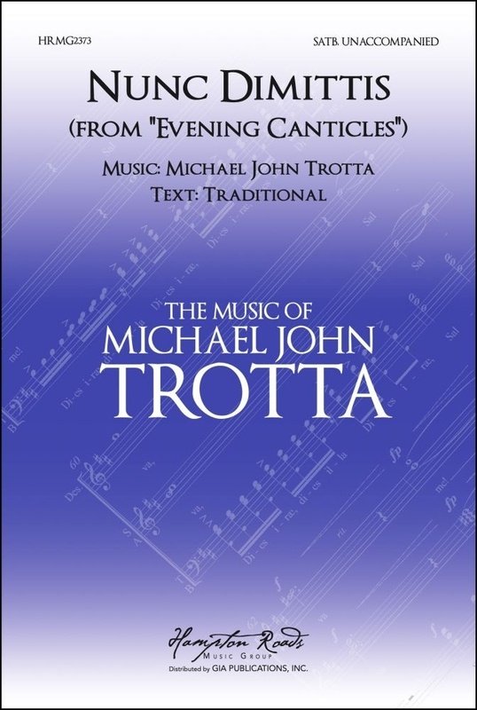 Nunc Dimittis SATB A Cappella
