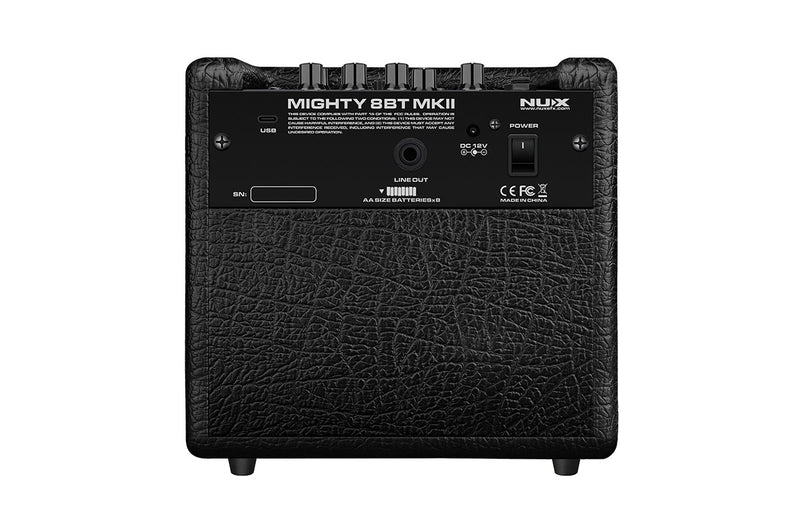 NUX MIGHTY8BTII Portable Digital 8W Guitar Amplifier with Bluetooth & Effects