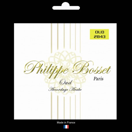 Philippe Bosset Oud : Silver Clear Nylon Arab Tuning