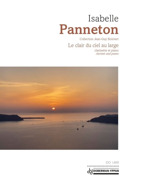 Panneton - Le Clair Du Ciel Au Large for Clarinet/Piano