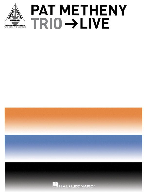 Pat Metheny Trio Live Gtr TAB