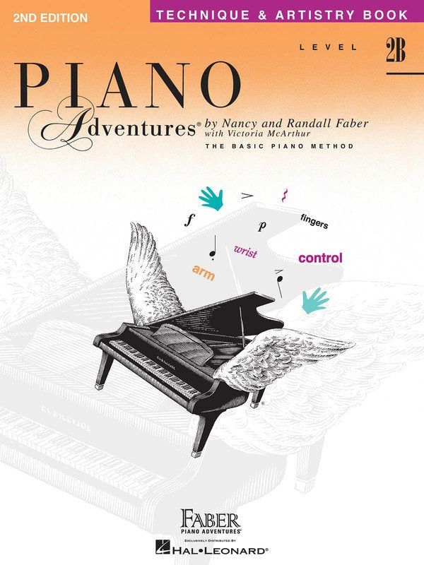 Piano Adventures Technique Artistry Book 2B 2nd Ed