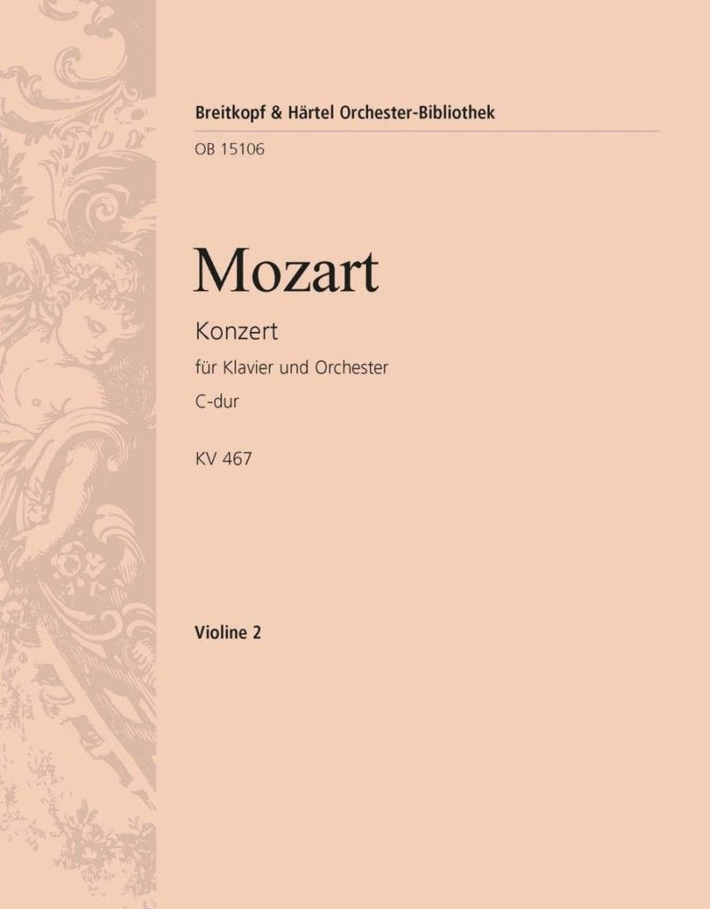 Piano Concerto No 21 C Major K 467 Violin 2 Part