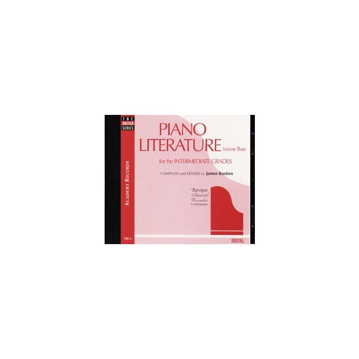 Piano Literature Vol 3 (Cd)