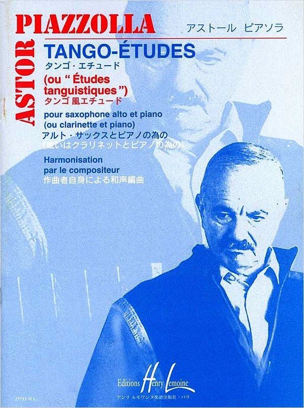 Piazzolla - Tango Etudes Alto Sax or Clarinet/Piano