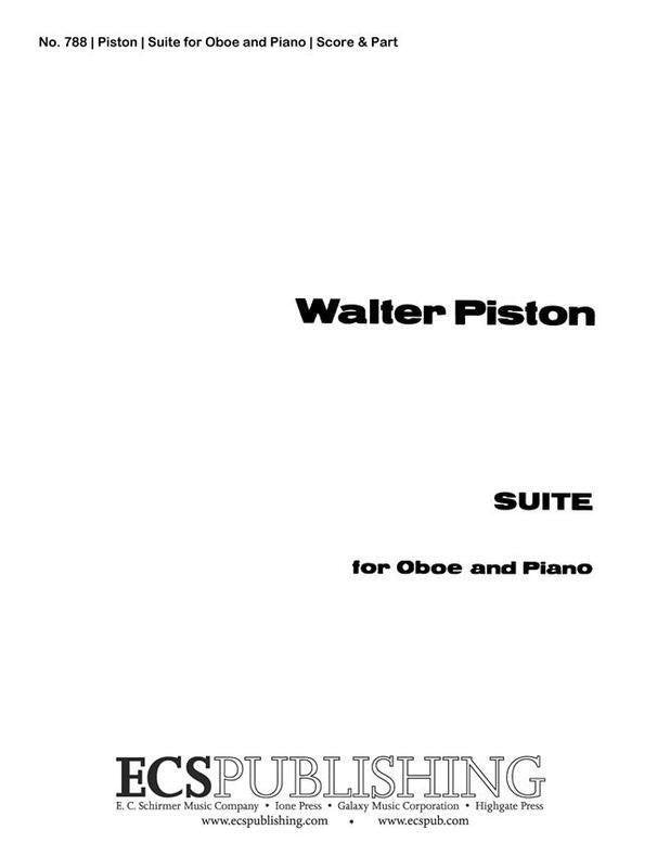 Piston - Suite Oboe/Piano