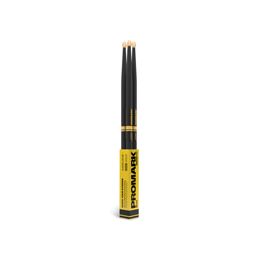 Promark Rebound 5B ActiveGrip Hickory Drumstick, Acorn Wood tip, 2 Pack