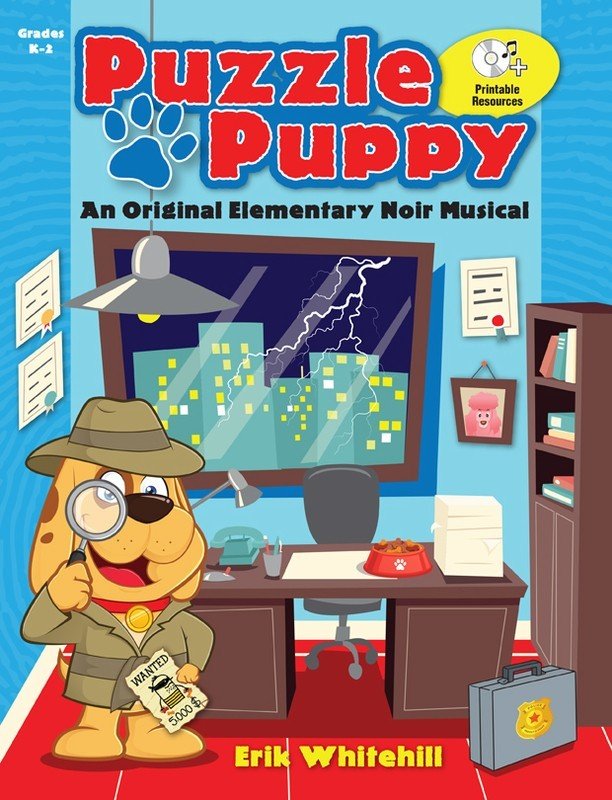 Puzzle Puppy Musical Bk/Cd-Rom